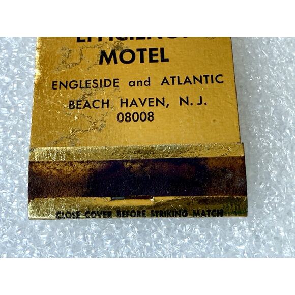Vintage Matchbook Engleside Efficiency Motel LBI Beach Haven NJ Atlantic Ocean - Picture 15 of 15